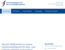 Tablet Screenshot of kardiologie-angiologie-mannheim.de